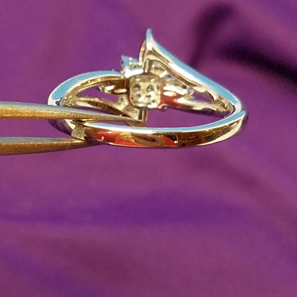 Diamond Cluster Ring - Picture 9 of 16